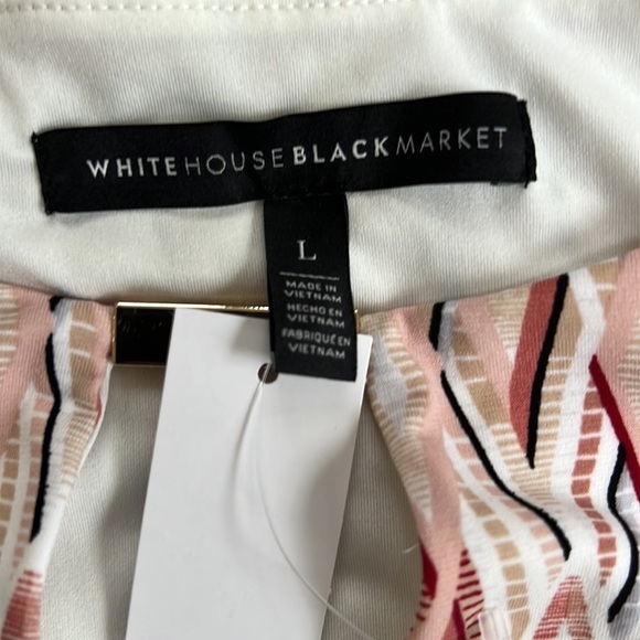 New! White House black market large tiered sleeveless blouse. - Picture 5 of 8